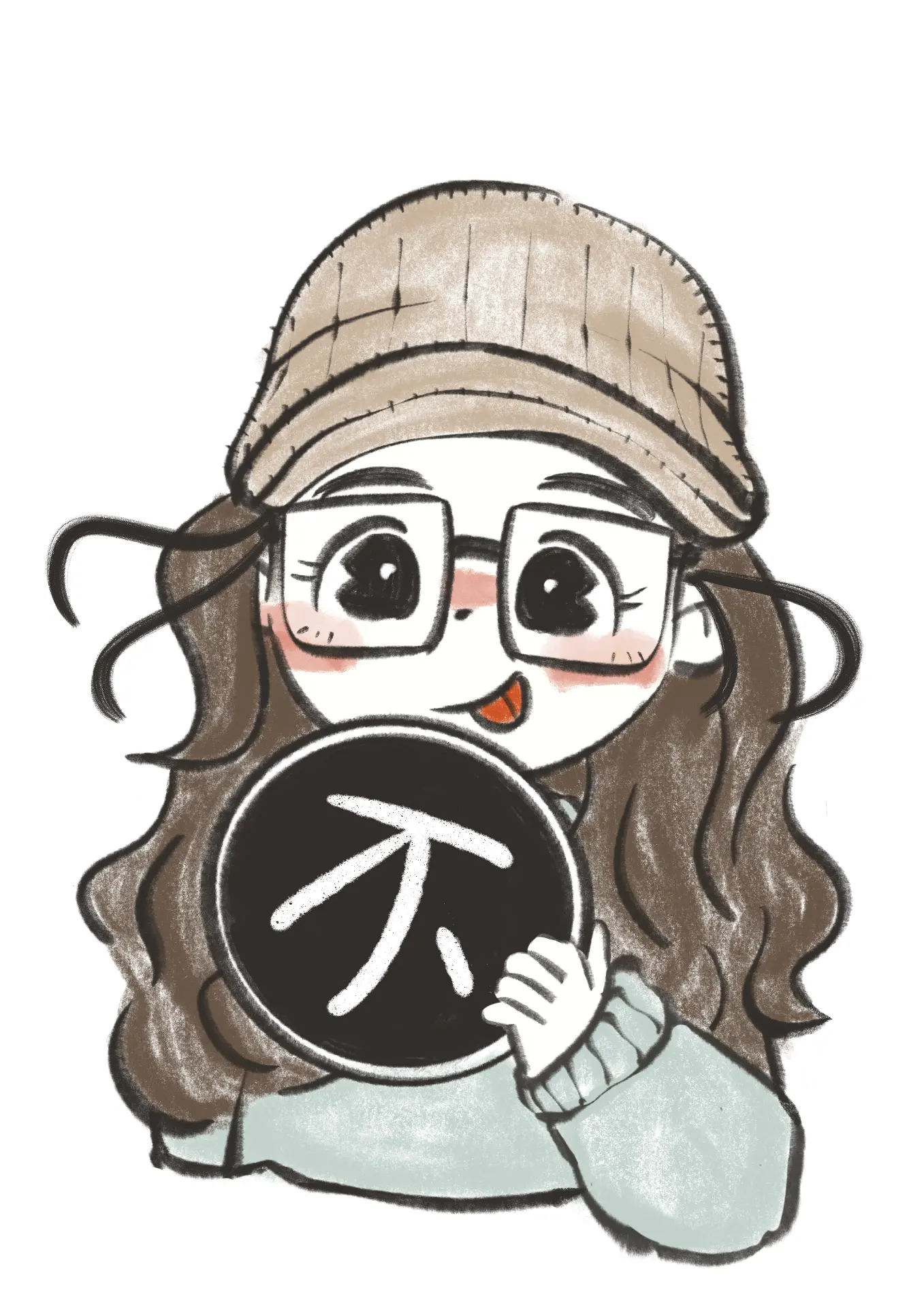 阿不的角色插畫