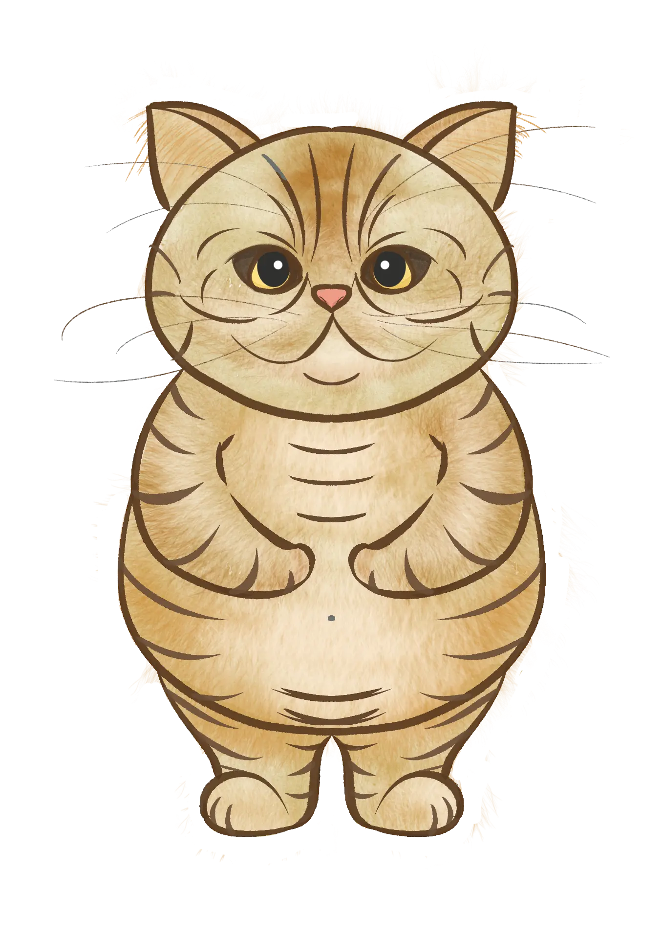 玉子燒的角色插畫
